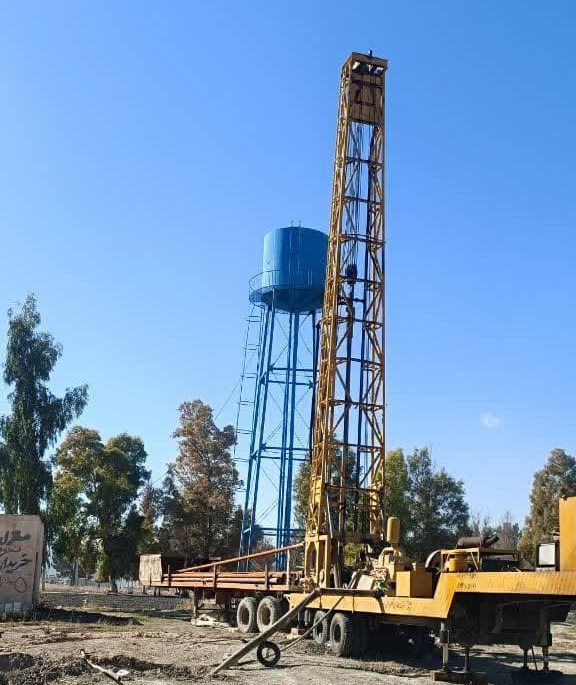 حفر چاه ۲۰۰ متری برای پایداری آب شرب روستای موشکان